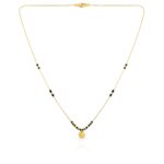 Malabar Gold and Diamonds 22 KT (916) purity Yellow Gold Mangalsutra SGREC133_Y_18 for Women