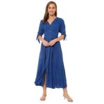 Campus Sutra Women Solid Stylish Casual Long Dress Dresses