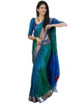 SGF11- Women's Kanjivaram Pure Zari Woven Soft Silk Saree With Blouse Piece