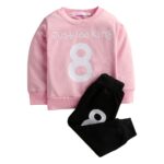 Hopscotch Boys Cotton Text Print Top And Pant Set in Pink Color for Ages 2-3 Years (YAH-3133302)