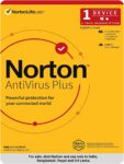 Norton Antivirus Plus | 1 User 1 Year |Additionally Includes Smart Firewall, Password Manager & PC Cloud Back Up| PC or Mac | Email Delivery in 2 hours