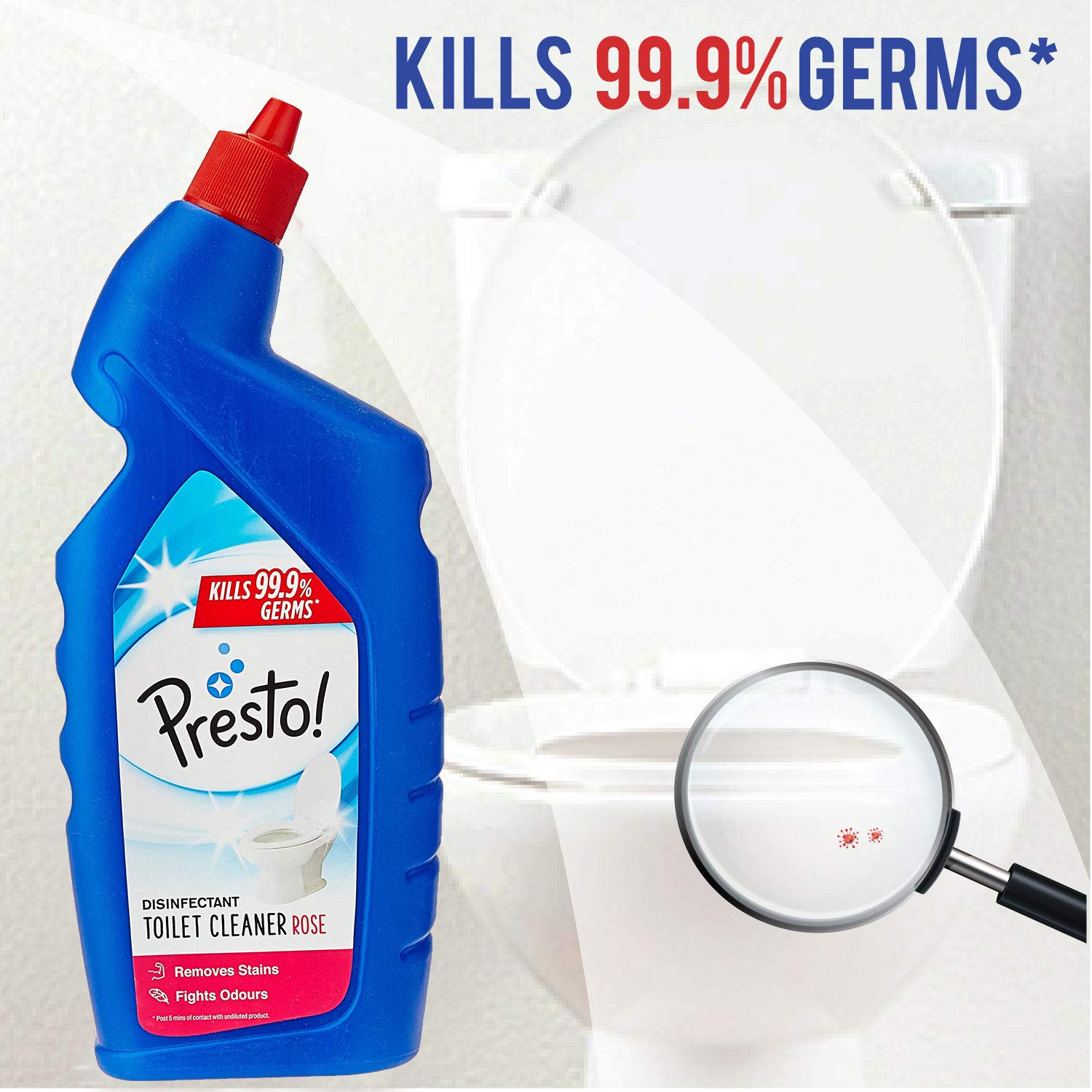 Amazon Brand - Presto! Disinfectant Toilet Cleaner