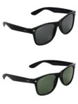 Creature Black & Green Sunglasses Combo For Men