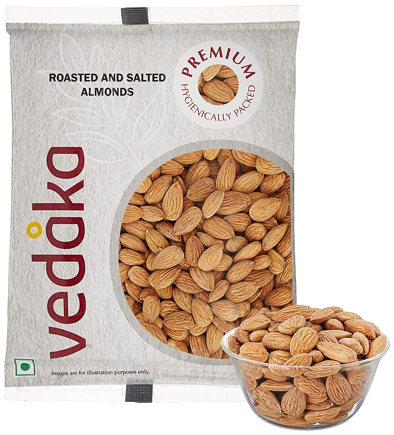 Vedaka Premium Roasted and Salted California Almonds